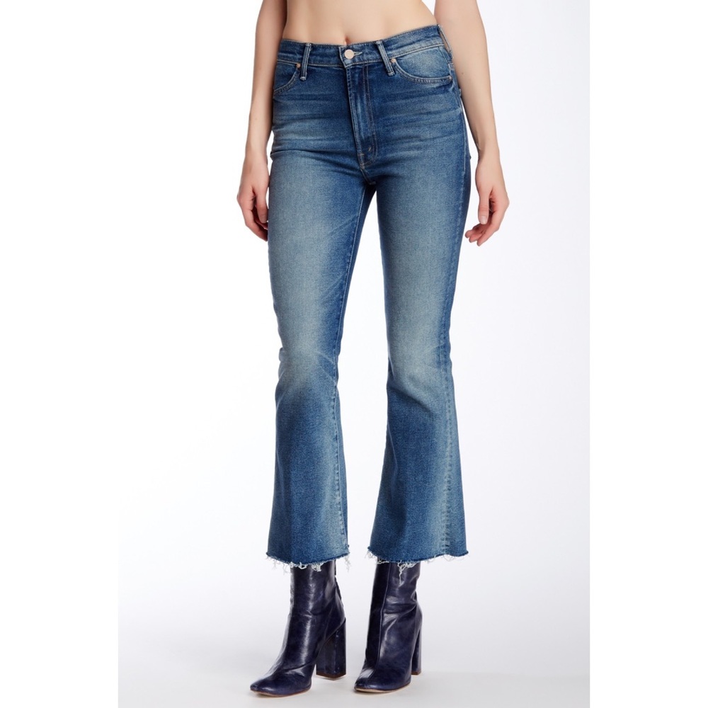 MOTHER | The Hustler Ankle Fray Bootcut Jean